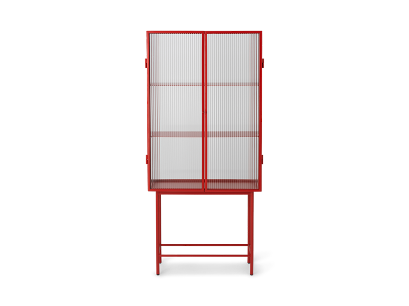 HAZE VITRINE - REEDED GLASS