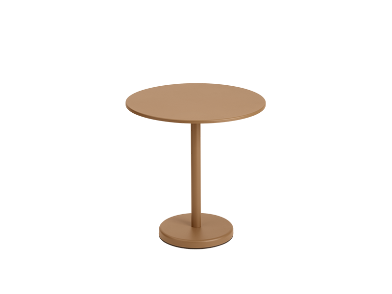 LINEAR STEEL CAFÉ TABLE ROUND
