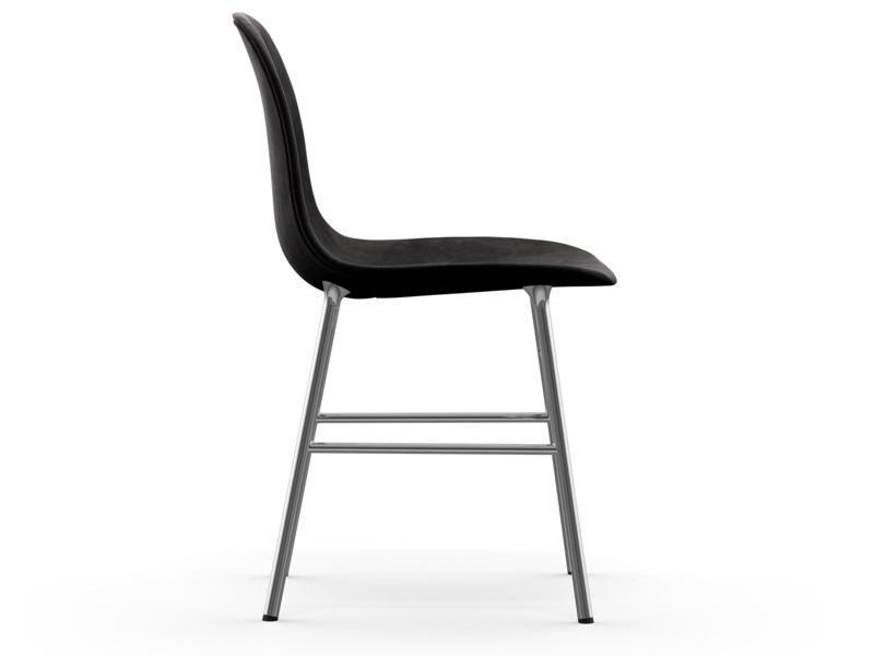 FORM CHAIR STEEL BASE FULL UPHOLSTERY
