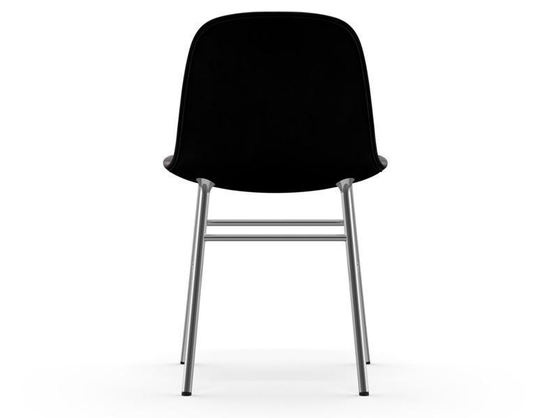 FORM CHAIR STEEL BASE FULL UPHOLSTERY