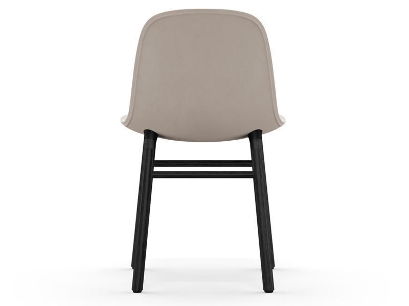 FORM CHAIR WOOD BASE FULL UPHOLSTERY