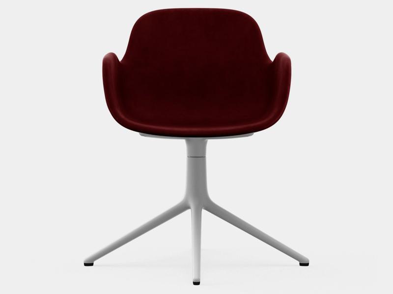 FORM ARMCHAIR 4L SWIVEL BASE FULL UPHOLSTERY