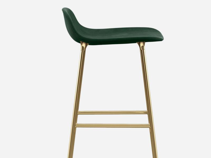 FORM BARSTOOL STEEL BASE FULL UPHOLSTERY