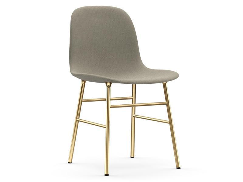 FORM CHAIR STEEL BASE FULL UPHOLSTERY