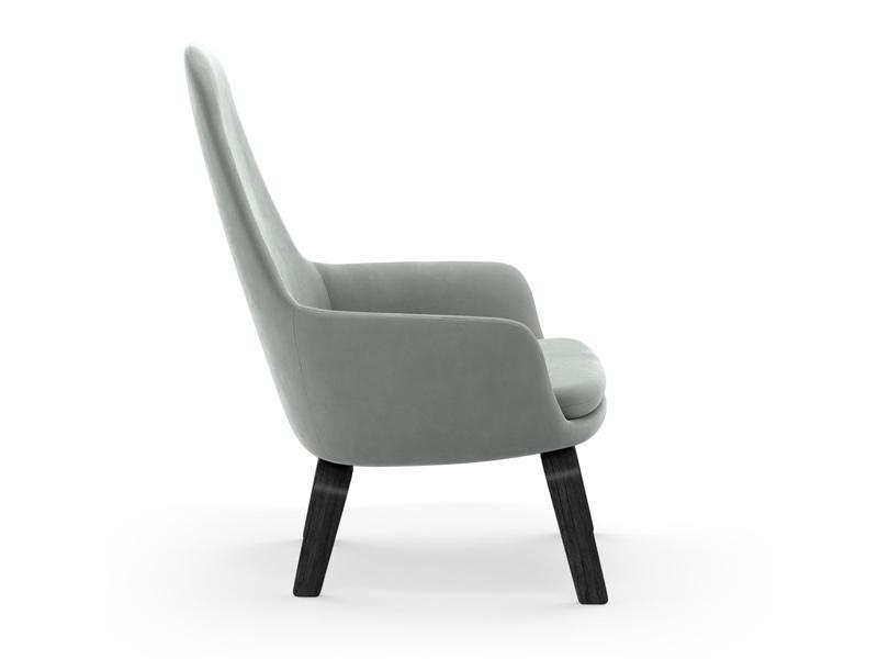 ERA LOUNGE CHAIR HIGH WOOD BASE
