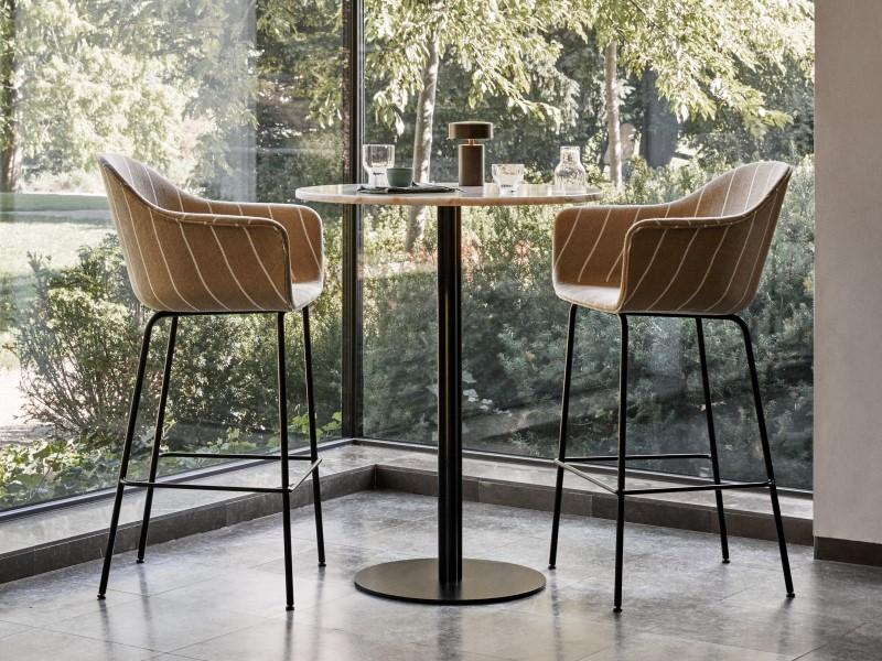 Harbour Dining Counter Chair Steel Base Full Upholstery MENU-9343001