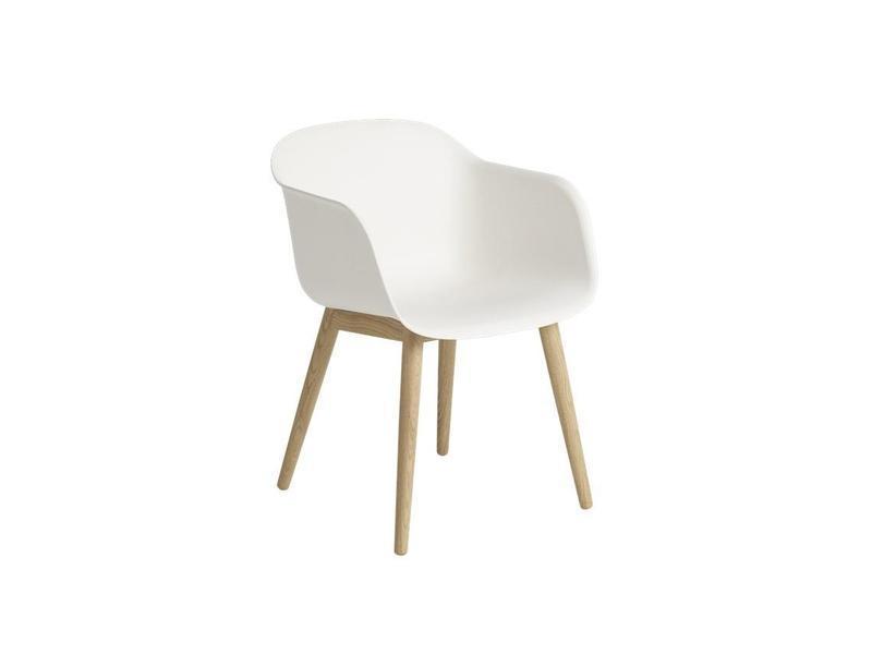 FIBER ARMCHAIR WOOD BASE