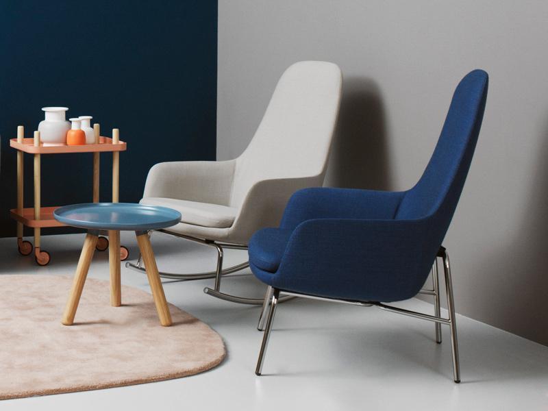 ERA LOUNGE CHAIR HIGH STEEL BASE