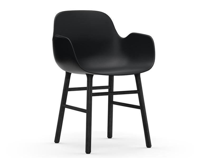 FORM ARMCHAIR WOOD BASE