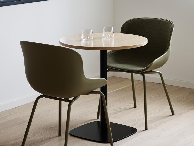 HYG CHAIR STEEL BASE FRONT UPHOLSTERY