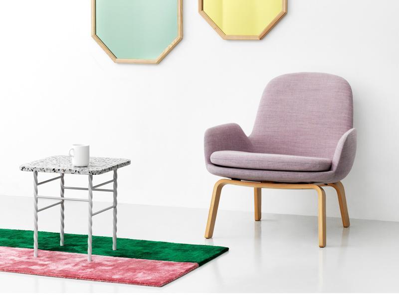 ERA LOUNGE CHAIR LOW WOOD BASE