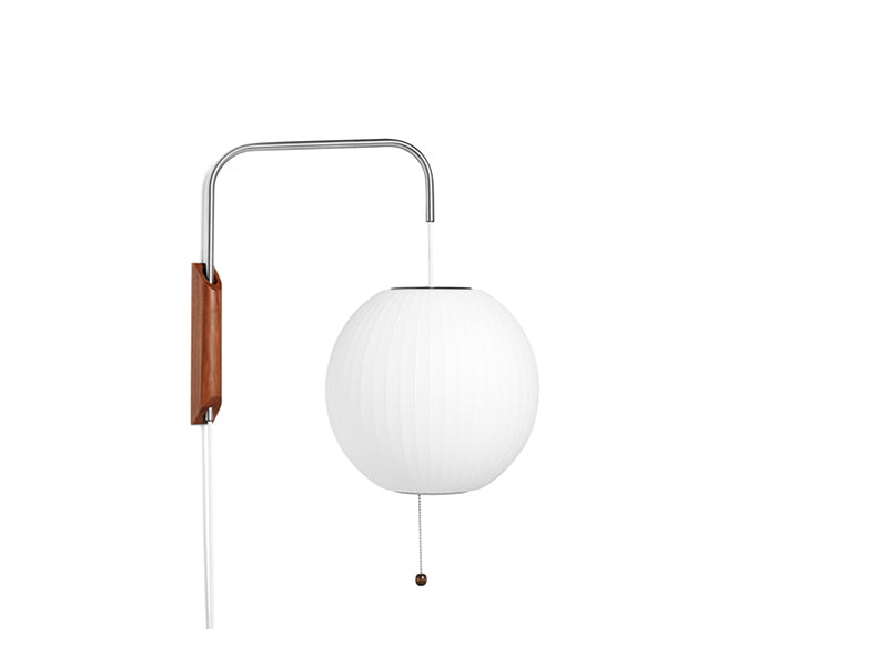 NELSON BALL WALL SCONCE CABLED