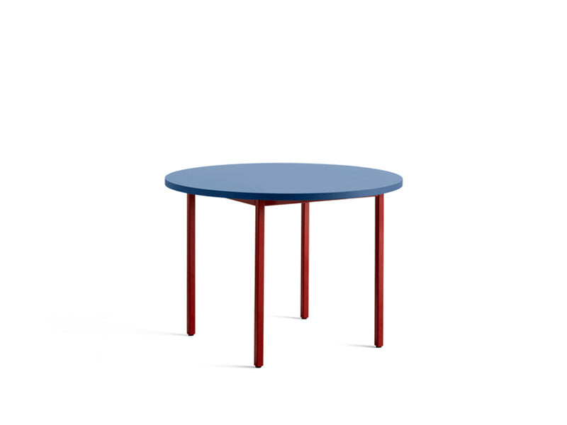TWO-COLOUR ROUND TABLE