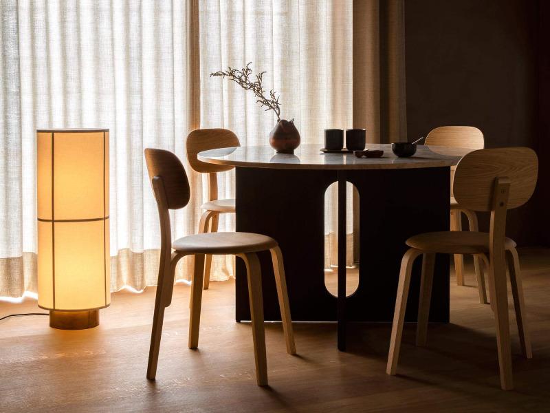 Afteroom Dining Chair Plus Woodbase MENU-8350039