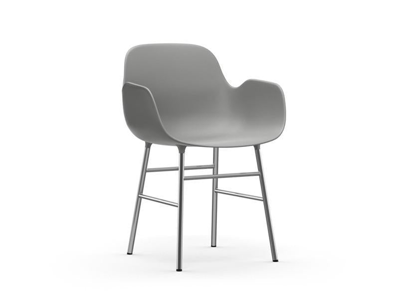 FORM ARMCHAIR STEEL BASE