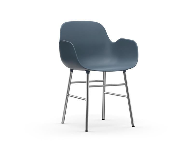 FORM ARMCHAIR STEEL BASE
