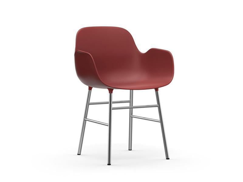 FORM ARMCHAIR STEEL BASE
