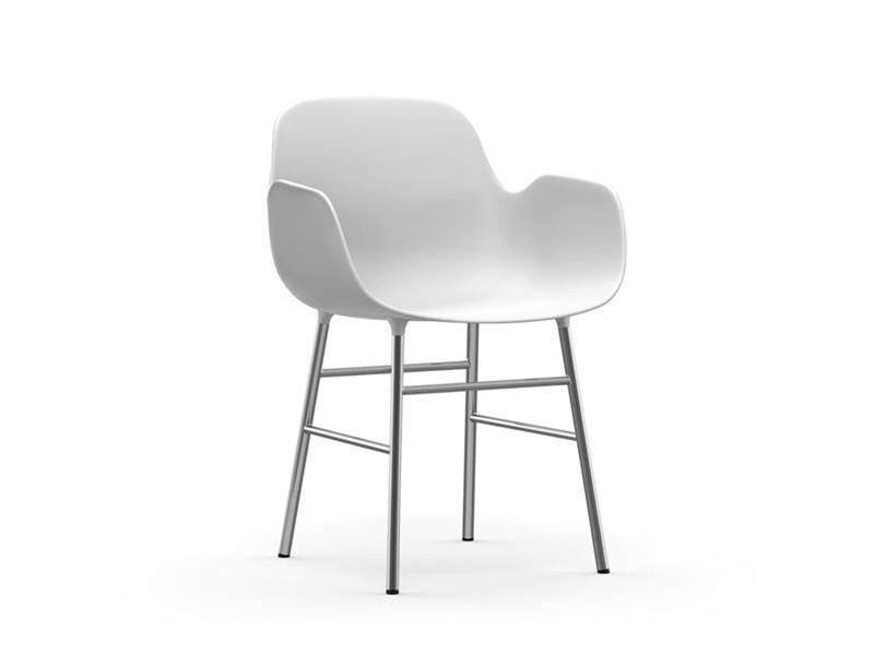 FORM ARMCHAIR STEEL BASE