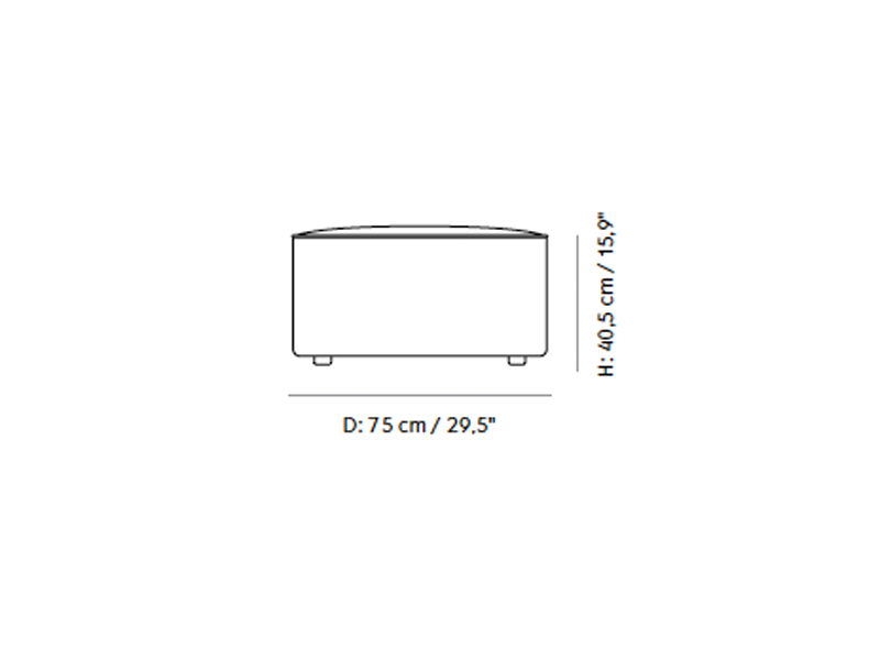 Eave Modular Pouf MENU-9953101
