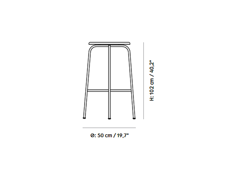 Afteroom Bar/Counter Stool Seat Upholstery MENU-9480001