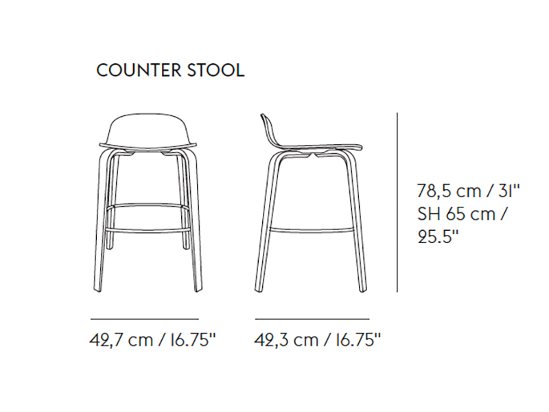 VISU COUNTER STOOL