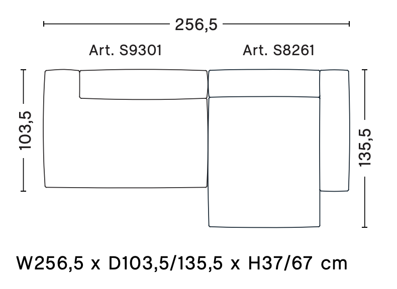 MAGS SOFT 2,5 SEATER COMBINATION 3
