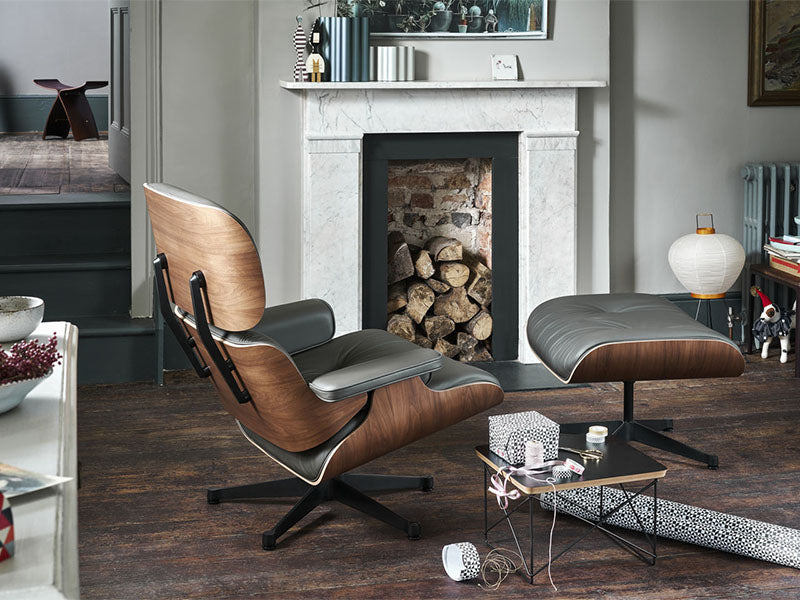 EAMES LOUNGE CHAIR AND OTTOMAN