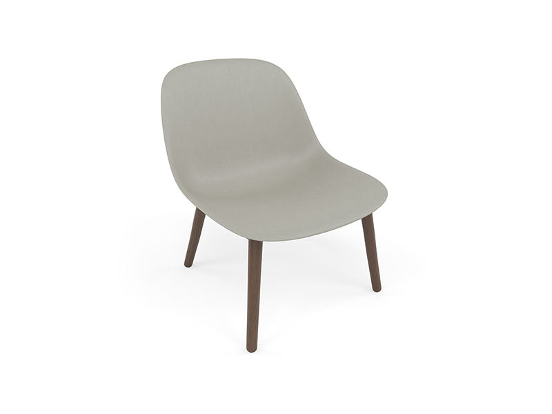 FIBER LOUNGE CHAIR WOOD BASE