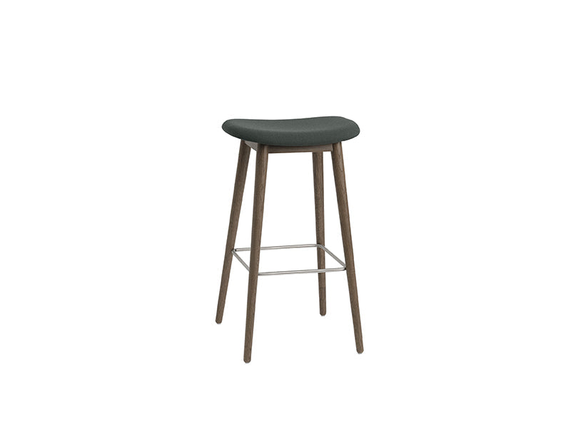 FIBER COUNTER / BAR STOOL WOOD BASE FULL UPHOLSTERY