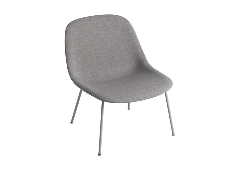 FIBER LOUNGE CHAIR TUBE BASE FULL UPHOLSTERY
