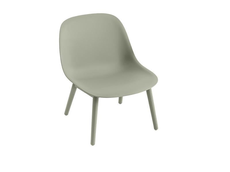 FIBER LOUNGE CHAIR WOOD BASE