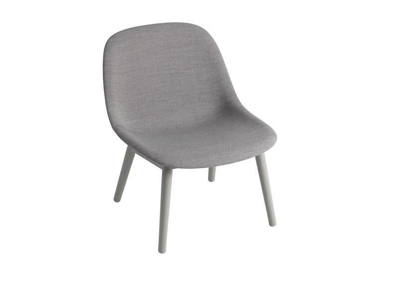 FIBER LOUNGE CHAIR WOOD BASE FULL UPHOLSTERY