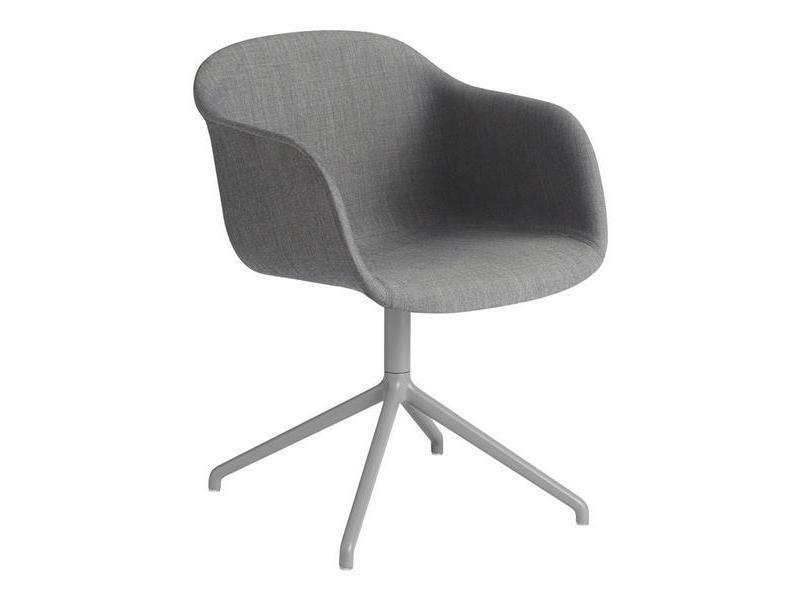 FIBER ARMCHAIR SWIVEL BASE FULL UPHOLSTERY