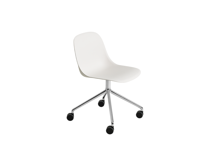 FIBER SIDE CHAIR SWIVEL BASE W. CASTORS