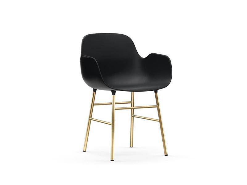 FORM ARMCHAIR STEEL BASE