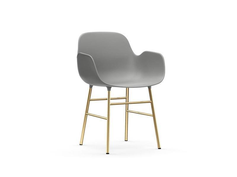 FORM ARMCHAIR STEEL BASE