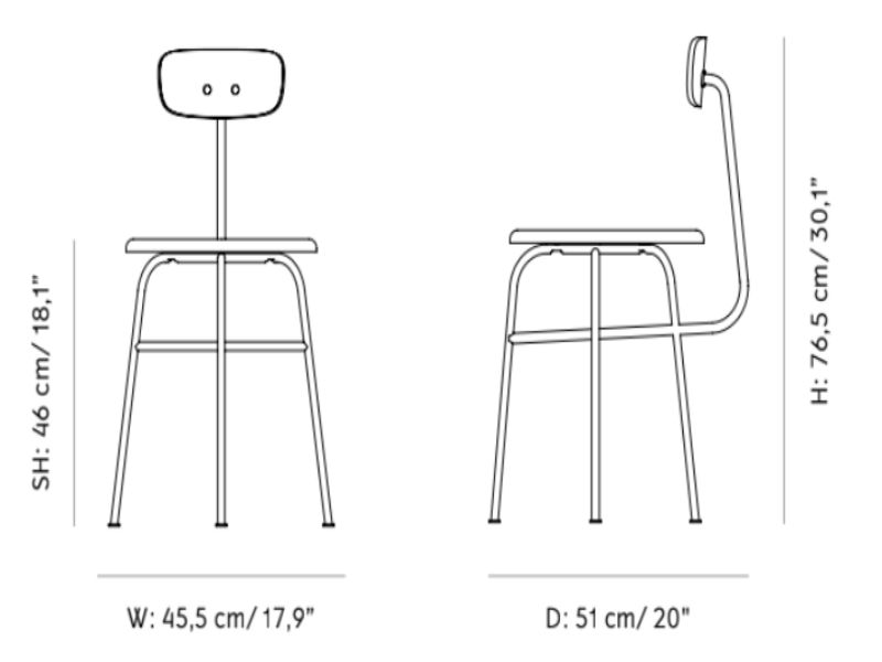 Afteroom Dining Chair Seat Upholstery MENU-8420004