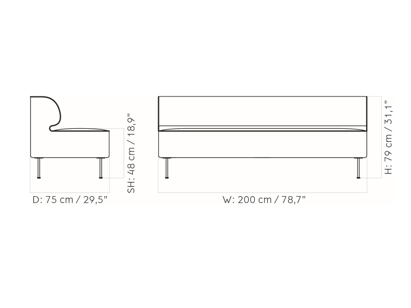 Eave Dining Sofa MENU-9970001