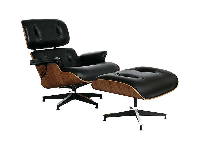 EAMES LOUNGE CHAIR AND OTTOMAN