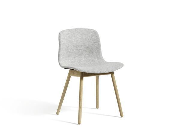 ABOUT A CHAIR - AAC 13 FULL UPHOLSTERY SIDE CHAIR WOOD BASE