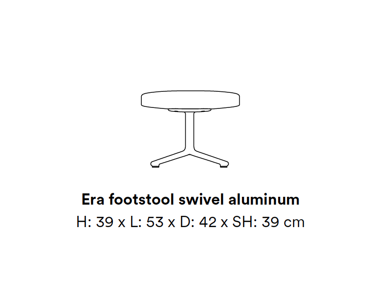 ERA FOOTSTOOL SWIVEL BASE