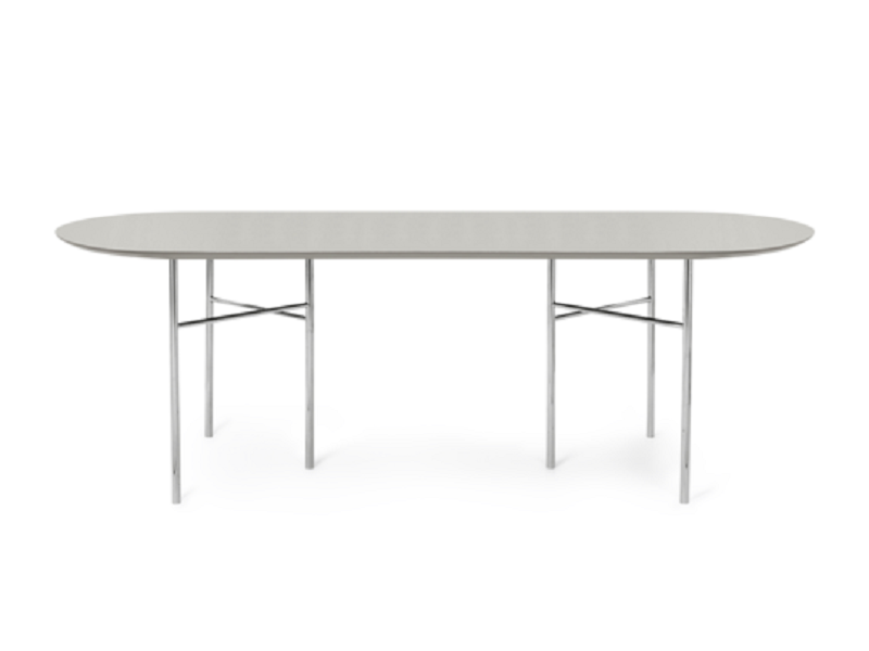 MINGLE TABLE TOP OVAL LINOLEUM