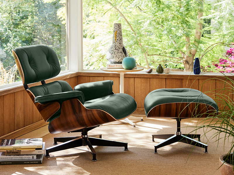 EAMES LOUNGE CHAIR AND OTTOMAN