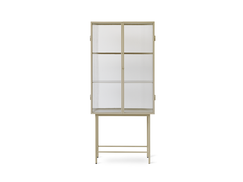 HAZE VITRINE - REEDED GLASS