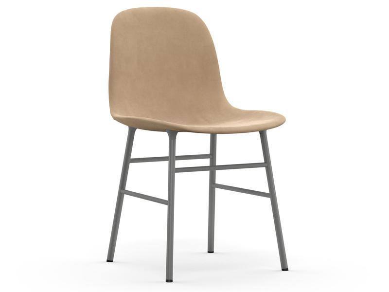FORM CHAIR STEEL BASE FULL UPHOLSTERY