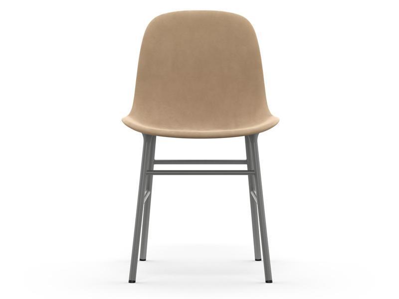 FORM CHAIR STEEL BASE FULL UPHOLSTERY
