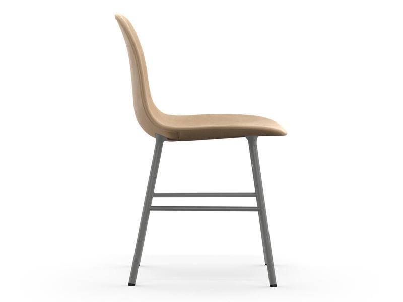 FORM CHAIR STEEL BASE FULL UPHOLSTERY