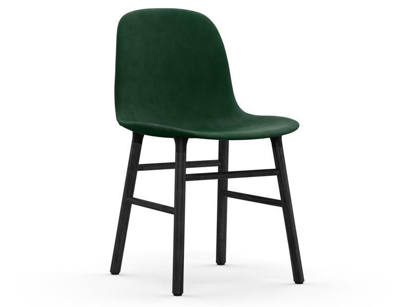 FORM CHAIR WOOD BASE FULL UPHOLSTERY