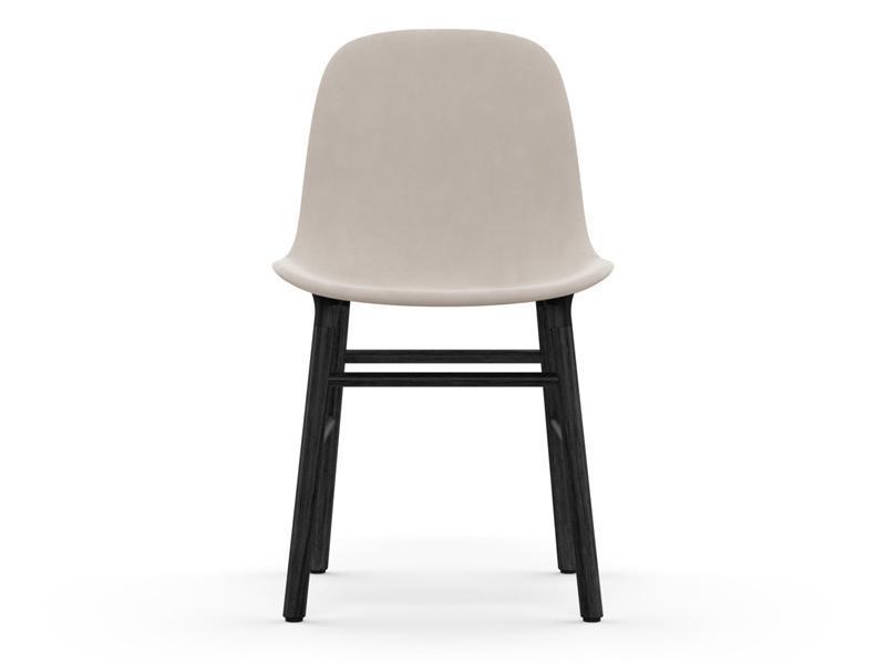 FORM CHAIR WOOD BASE FULL UPHOLSTERY
