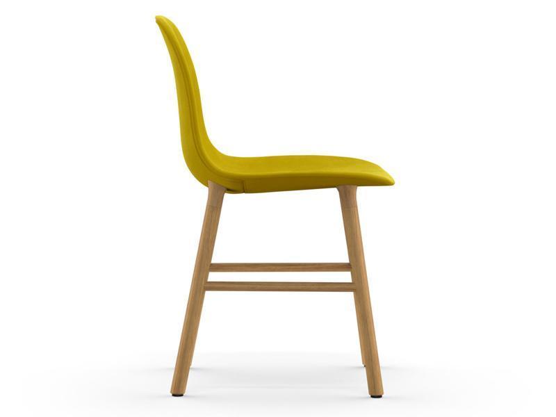 FORM CHAIR WOOD BASE FULL UPHOLSTERY